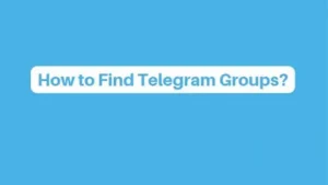 how to find telegram group